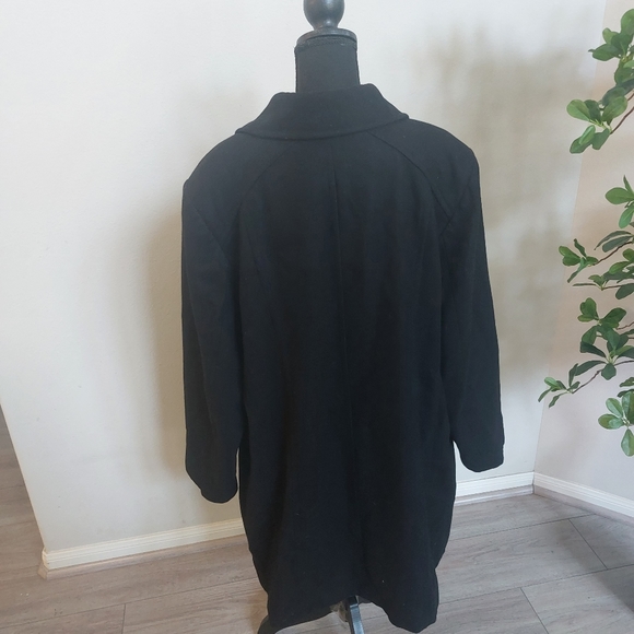 Giacca Gallery Black Wool Coat - Picture 13 of 15